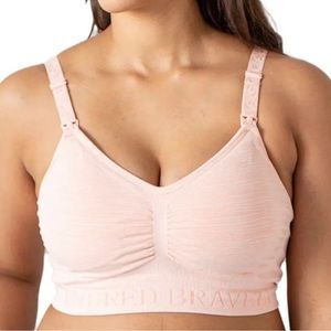 Kindred Bravely Tan Hands-Free Nursing Bra Size L